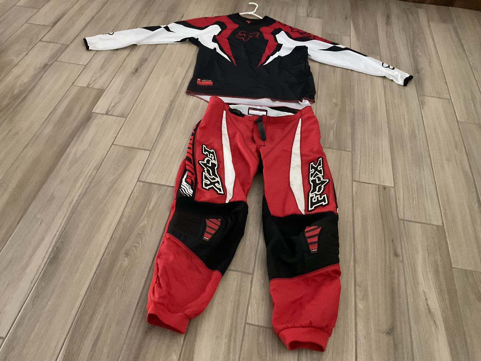 Men’s Fox Motorcycle Pants Size 38 and Fox Jersey Size X-L