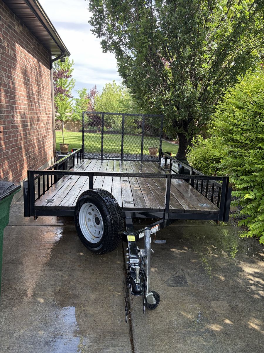 14’ Voyager Utility Trailer w/ Ramp Gate & Recessed D-rings