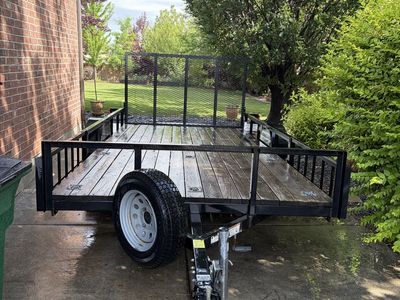 14’ Voyager Utility Trailer w/ Ramp Gate & Recessed D-rings