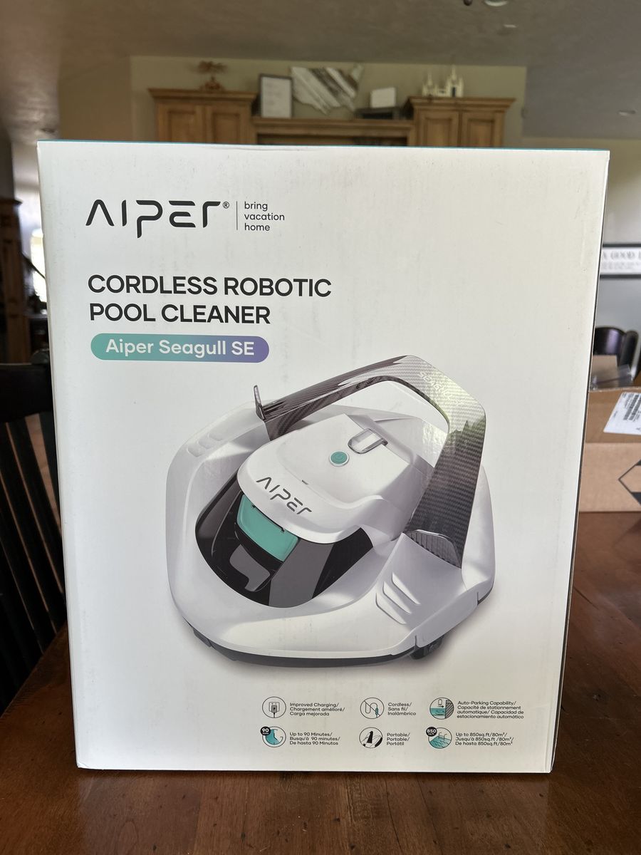 AIPER Seagull SE Cordless Robotic Pool Cleaner - Automatic Pool Vacuum for Above/In-Ground Pools