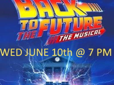 1 TIcket - Back to the Future - Wed June 10th
