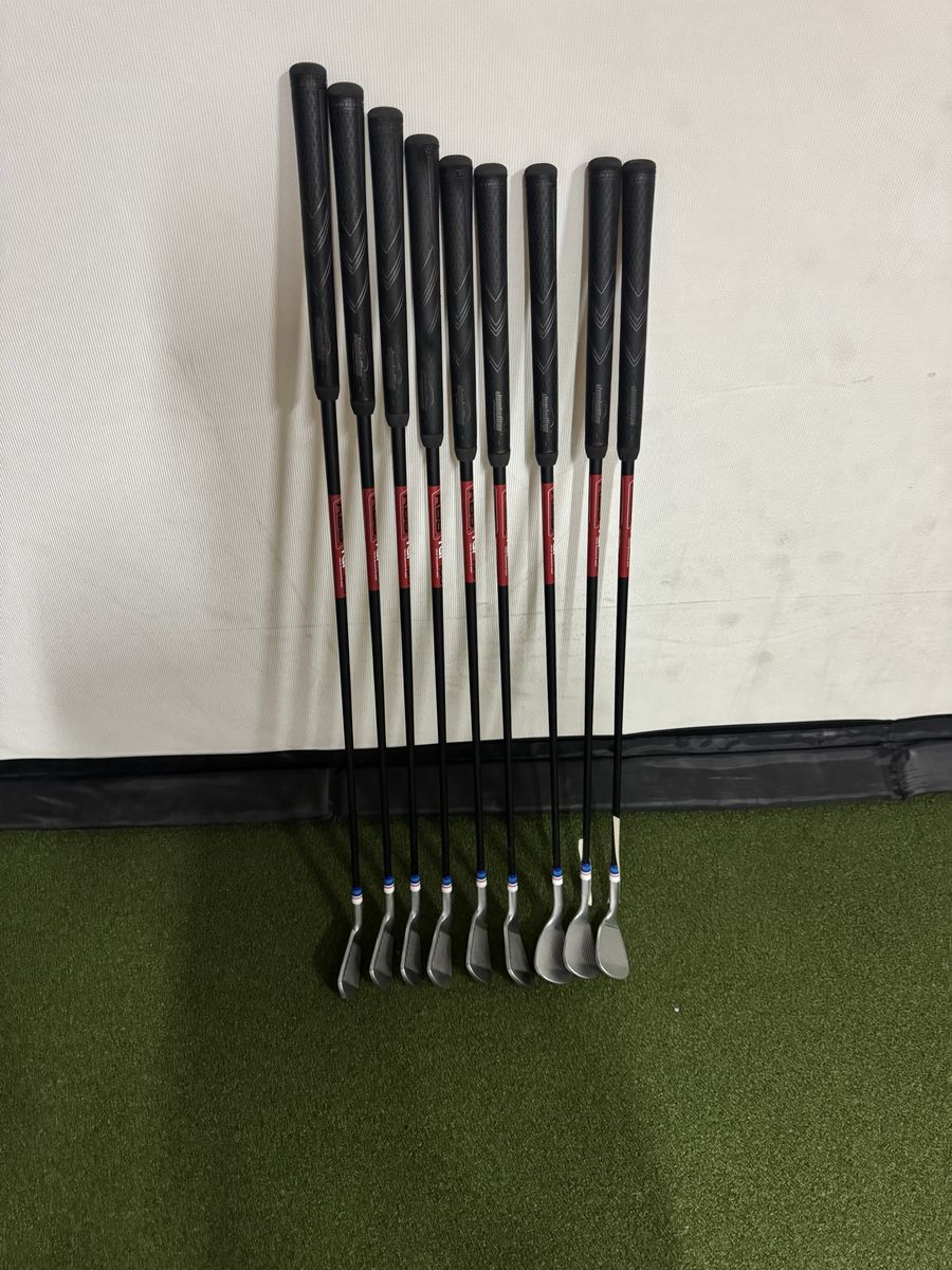 KBS TGI 100 Tour Graphite Iron Golf Club Set - Full Set, Used combo length set