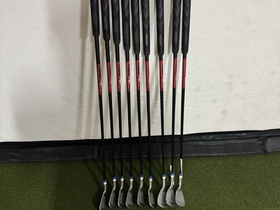 KBS TGI 100 Tour Graphite Iron Golf Club Set - Full Set, Used combo length set