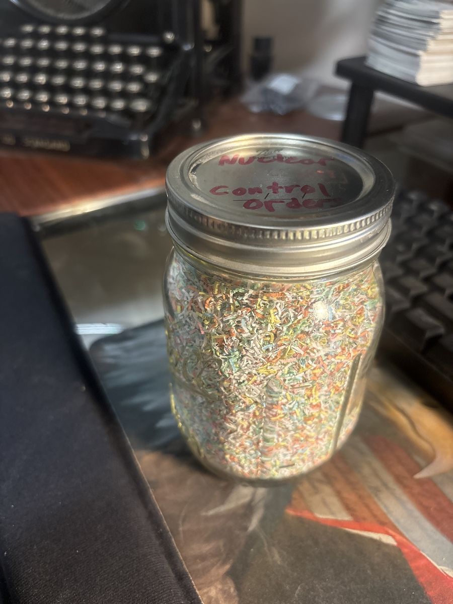 Shredded Nuclear Control Orders