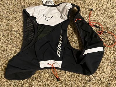 Dynafit Sky 6 Running Vest Hydration Pack - Black/White, Size L - NEW with Tags