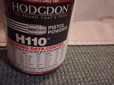 Hodgdon H110 Pistol Powder,