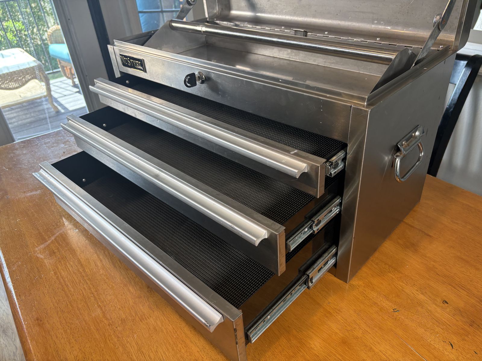 NuSTEEL 100% Stainless Steel Tool Chest -- PERFECT For FATHER'S DAY!