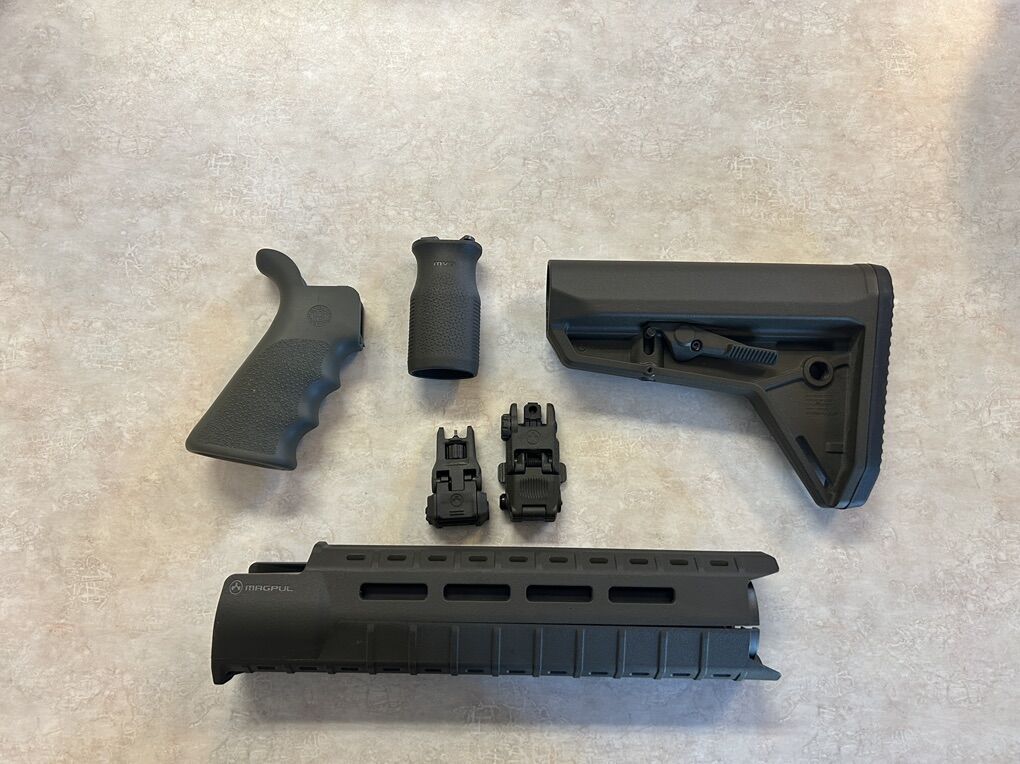 OD Green AR Parts