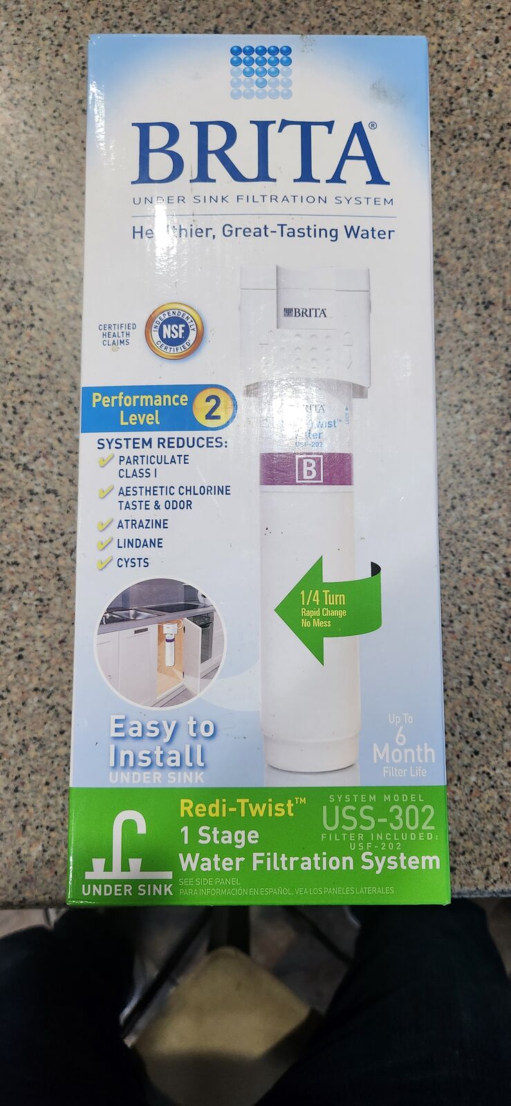 Brita under-sink water filter- New