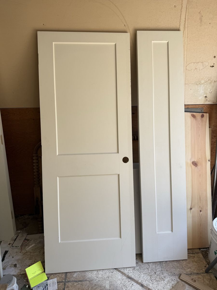 Various White Interior Doors - 2 Panel, Slab, Pre-hung options - Great for Home Renovation