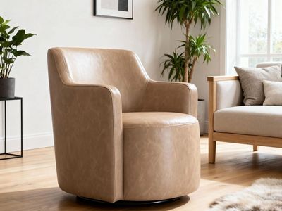 Spatial Order 360degree Barrel Back Swivel Chair