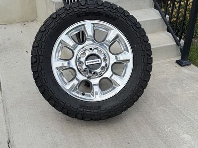 Ford F350 Rims and Tires 33/12.50R20 Kenda Klever RT Like new