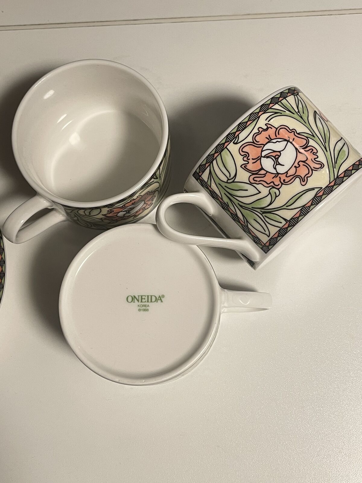 Oneida Stoneware Cup & Saucer