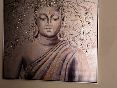Buddha Wall Art Framed Canvas Painting Home Decor