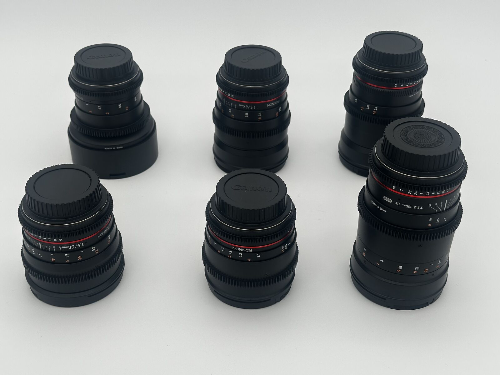 Rokinon Cine Lens Set EF – 6 lens set
