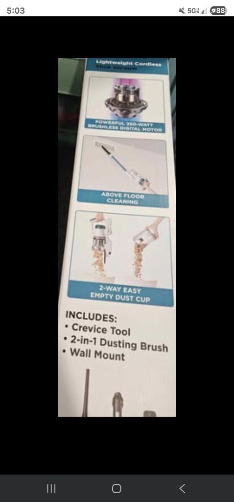 Eureka cordless vacuum
