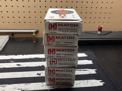 6mm creedmoor brass 120 pieces