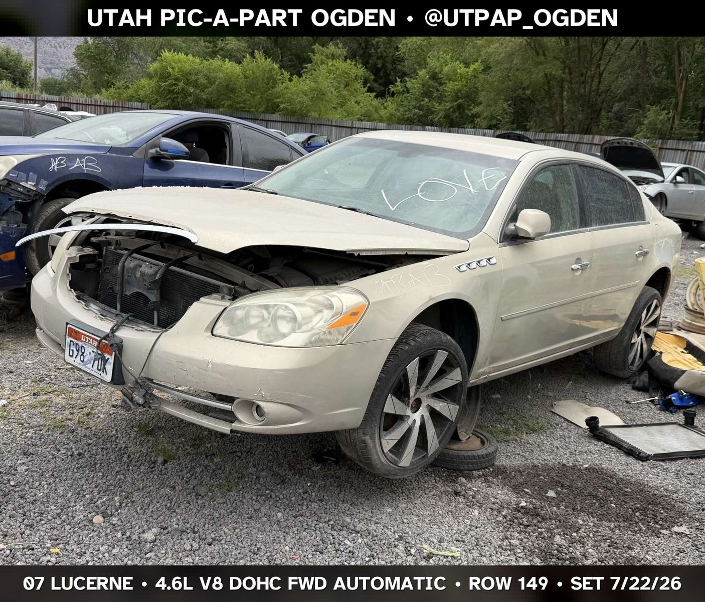 2007 Buick Lucerne Parts - UTPAP Ogden