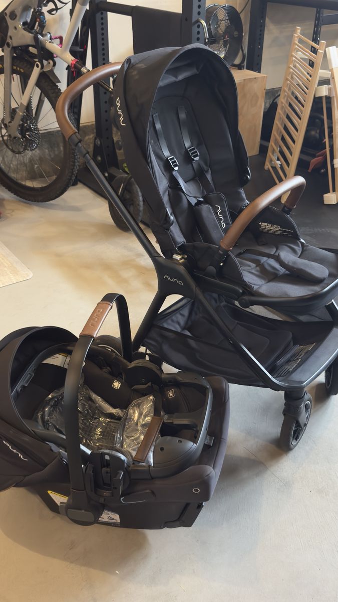 Nuna Travel System Stroller and Infant Car Seat with Accessories
