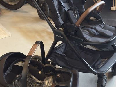 Nuna Travel System Stroller and Infant Car Seat with Accessories