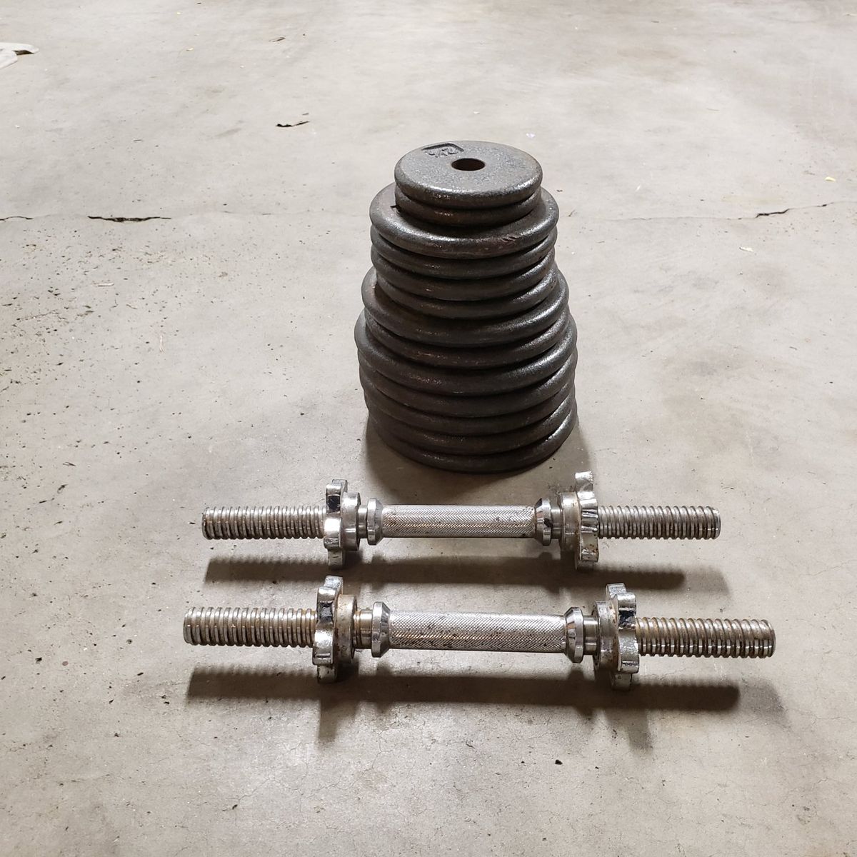 Weights and Dumbbell Handles