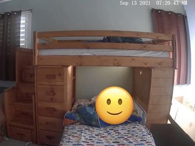 Solid wood bunk bed/ desk/ dresser/ bookshelf