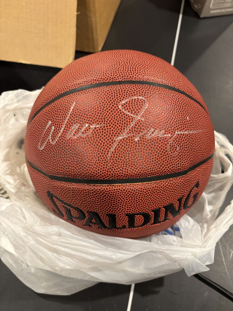 Walt Frazier Signed Basketball