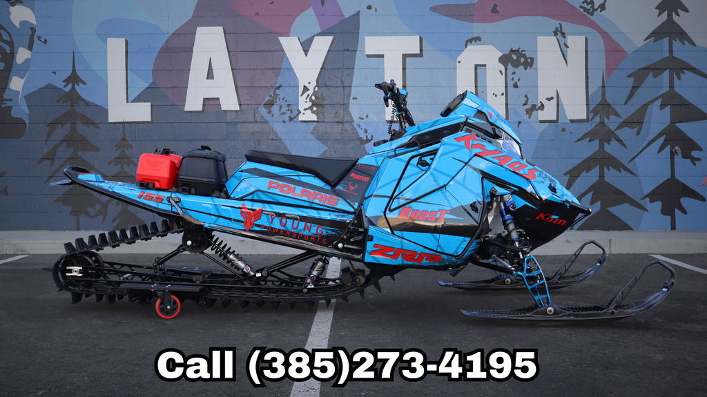 2025 Polaris® Boost RMK KHAOS 155 Shadow Gray / Gloss Black