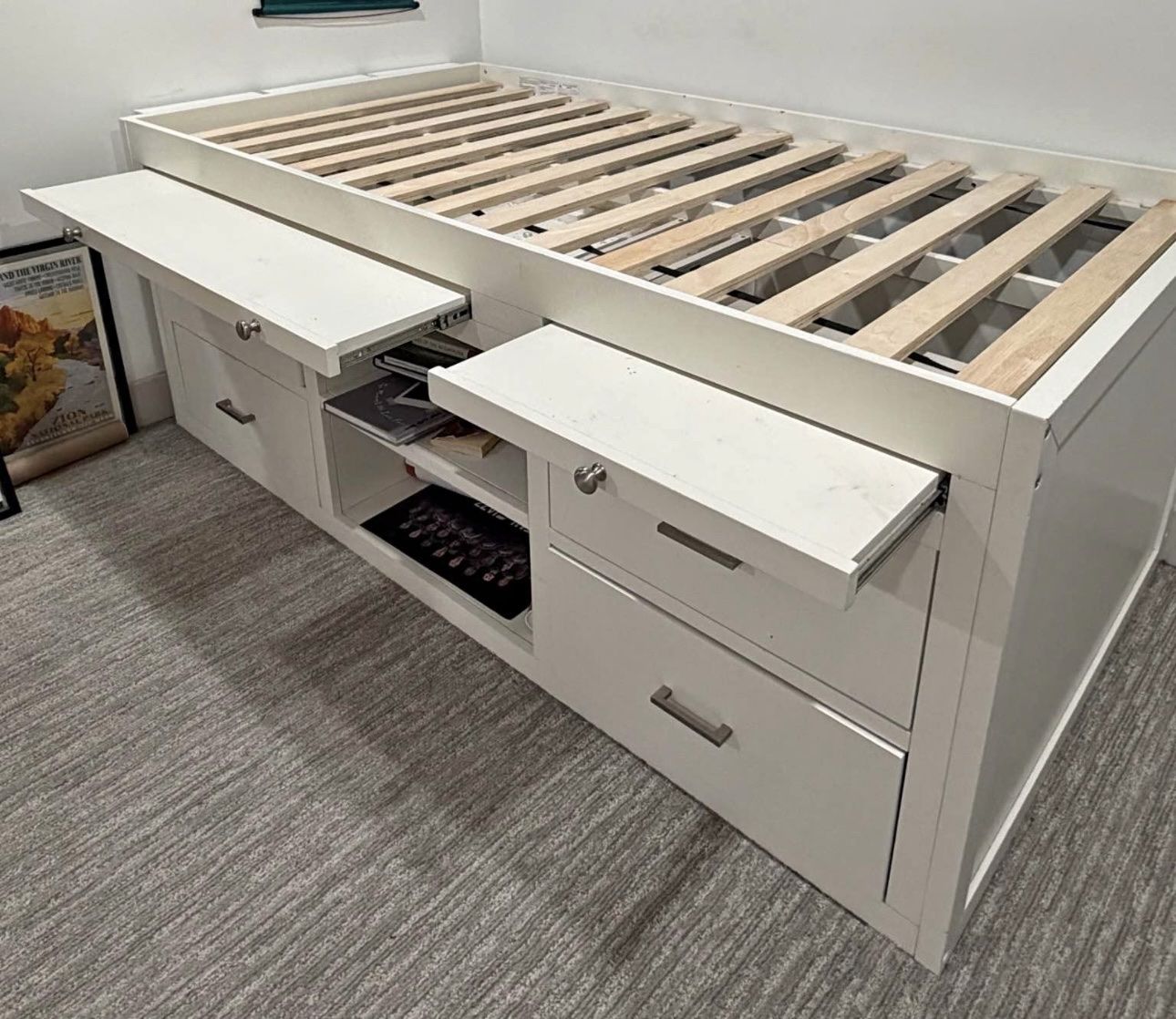Pottery Barn Teen Style Twin Size Captain Bed