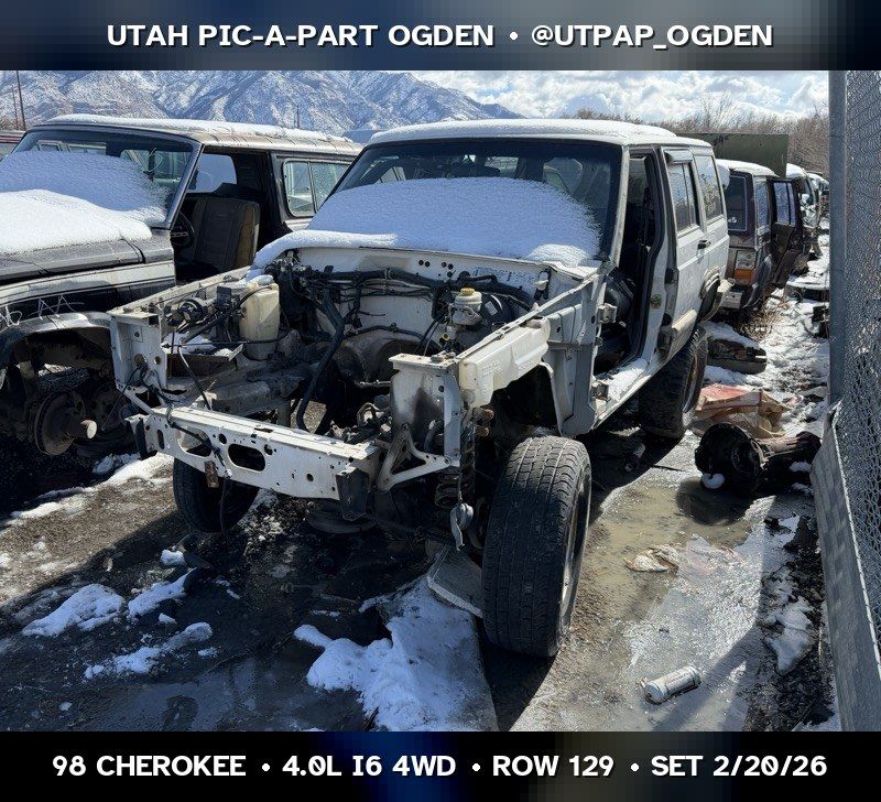 1998 Jeep Cherokee XJ Parts - UTPAP Ogden