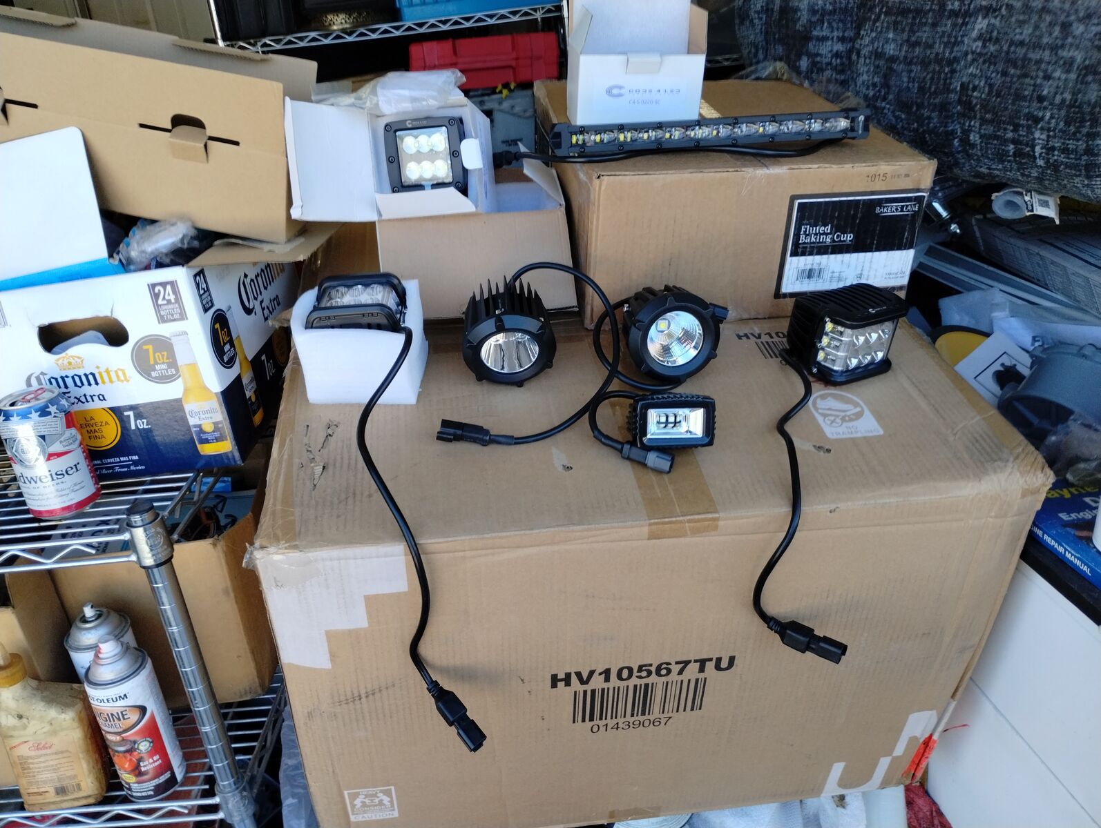 LED LIGHTS BUMPERS AND SIDE STEPS AND BED COVERS