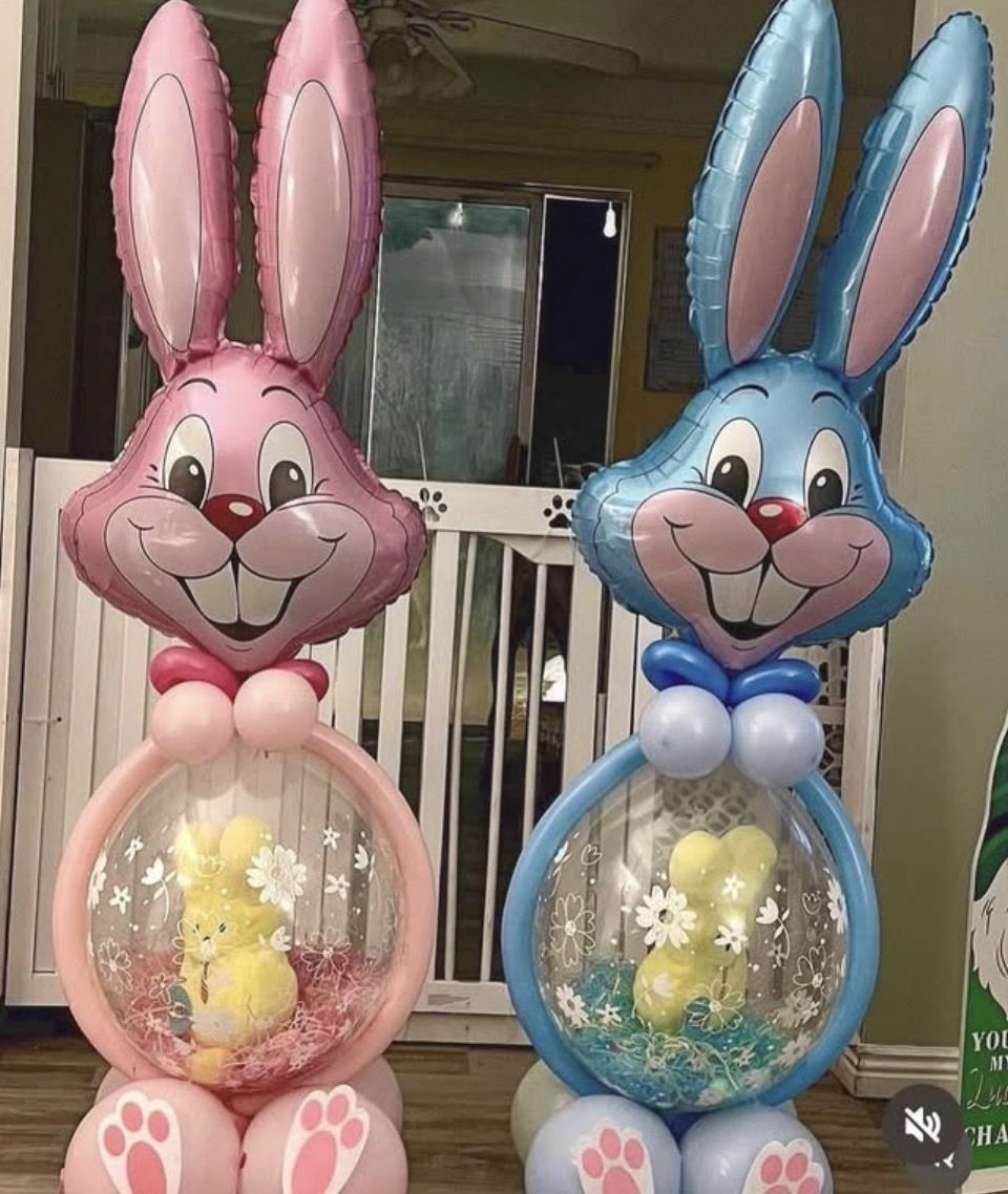 Pre orders For 5' Easter Bunny stuffed Balloons