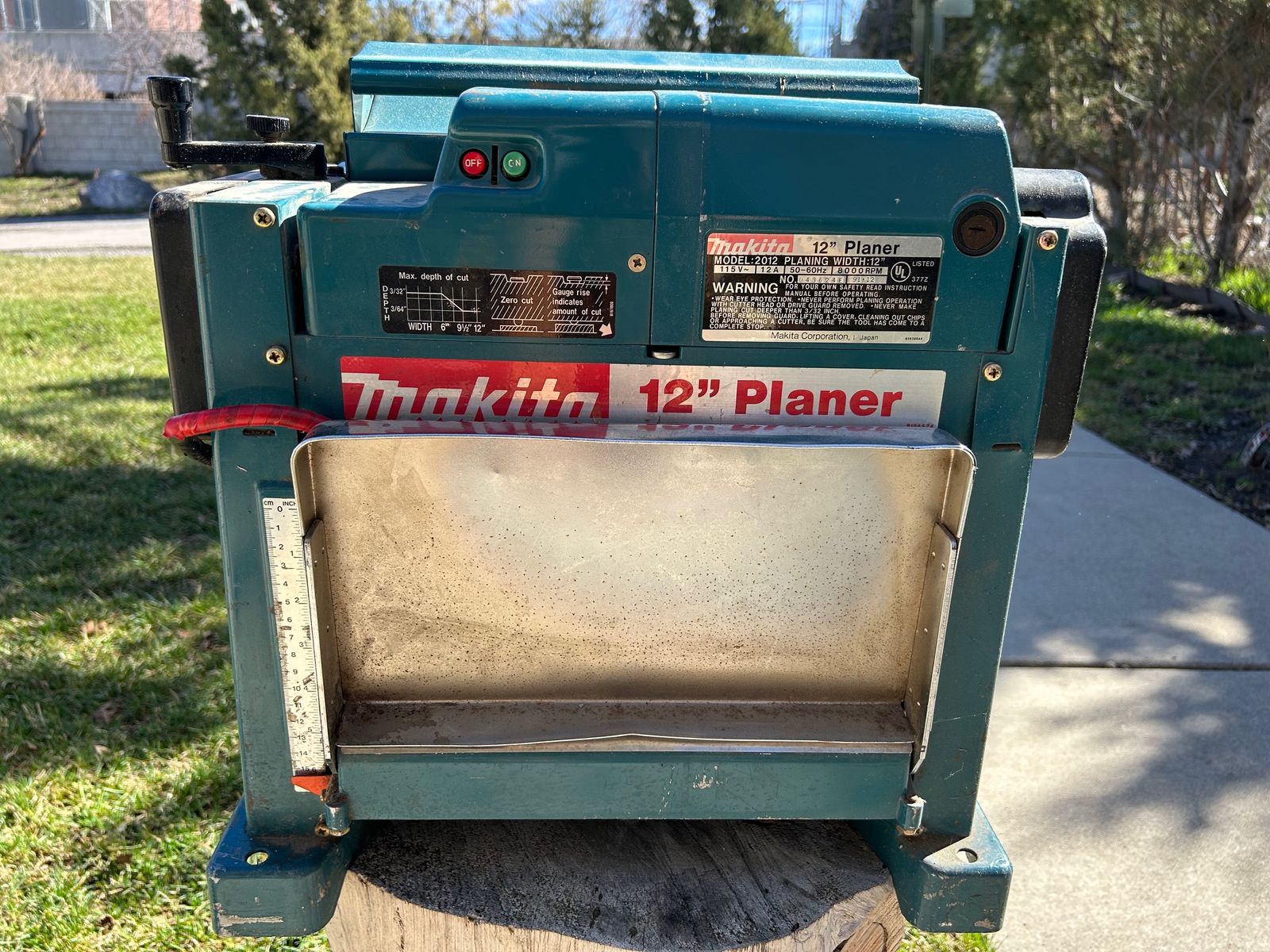 Makita 12" Planer *NEEDS WORK*