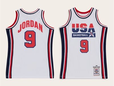 Michael Jordan #9 | XS*, S*, M* L* | USA White Jersey