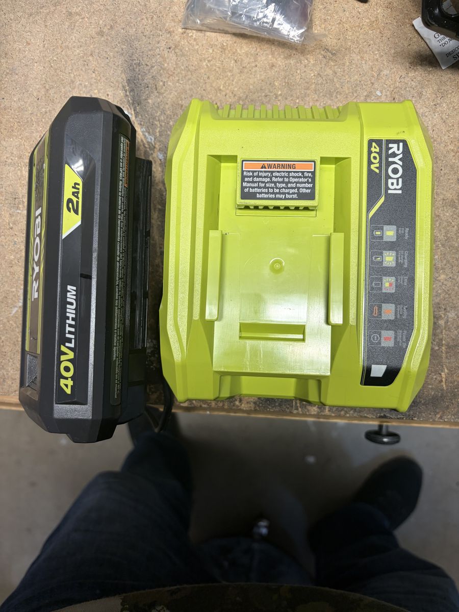 Ryobi 40v 2ah Battery And Fast Charger