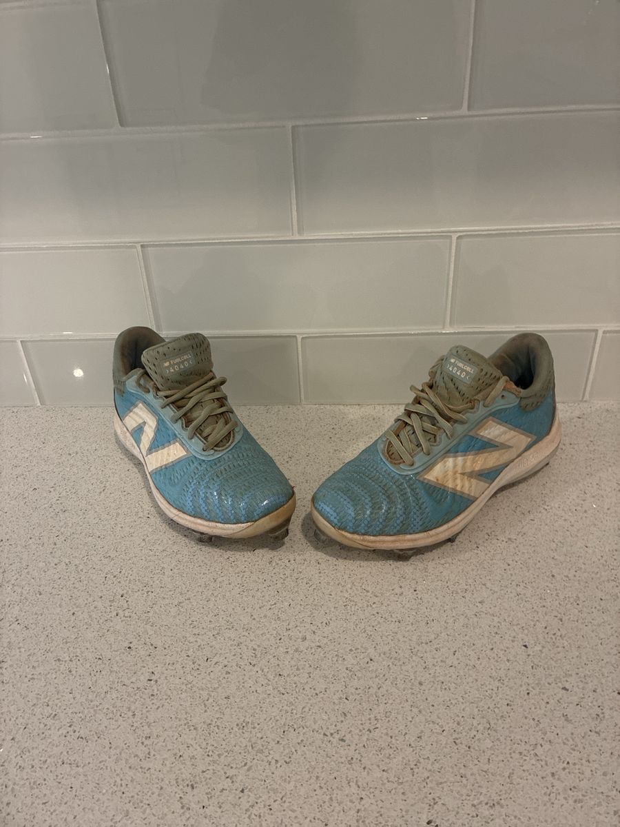 New Balance FuelCell 4040v6 Men's Baseball Metal Cleats Blue White