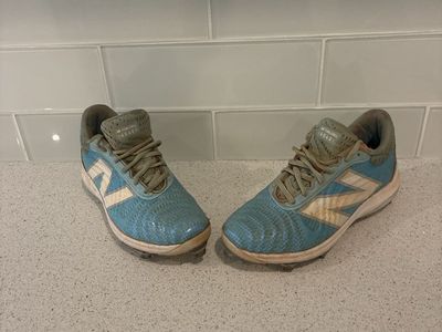 New Balance FuelCell 4040v6 Men's Baseball Metal Cleats Blue White size 6