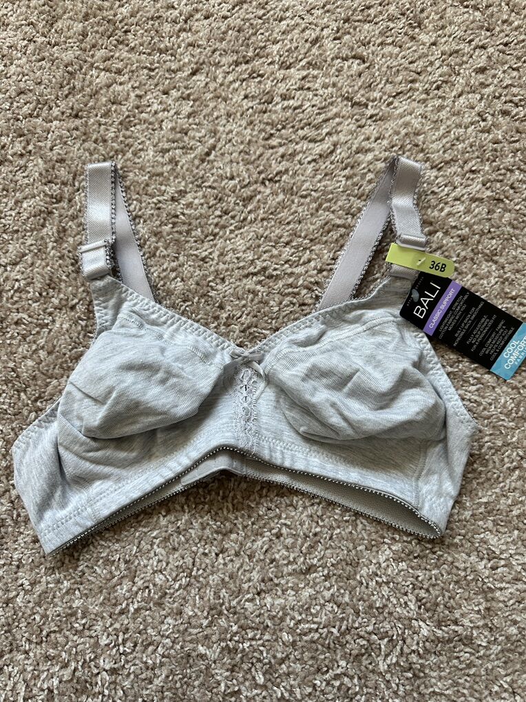 Bali Women’s Wireless Cotton Bra 36B Un Padded