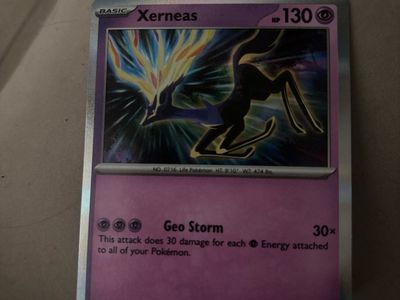 Pokemon TCG Xerneas 042/086 Holo Rare Card