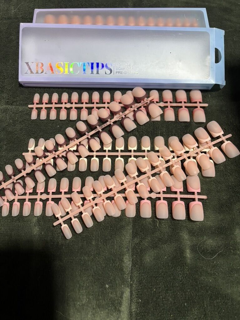 150 XBASICTIPS Acrylic nail sets