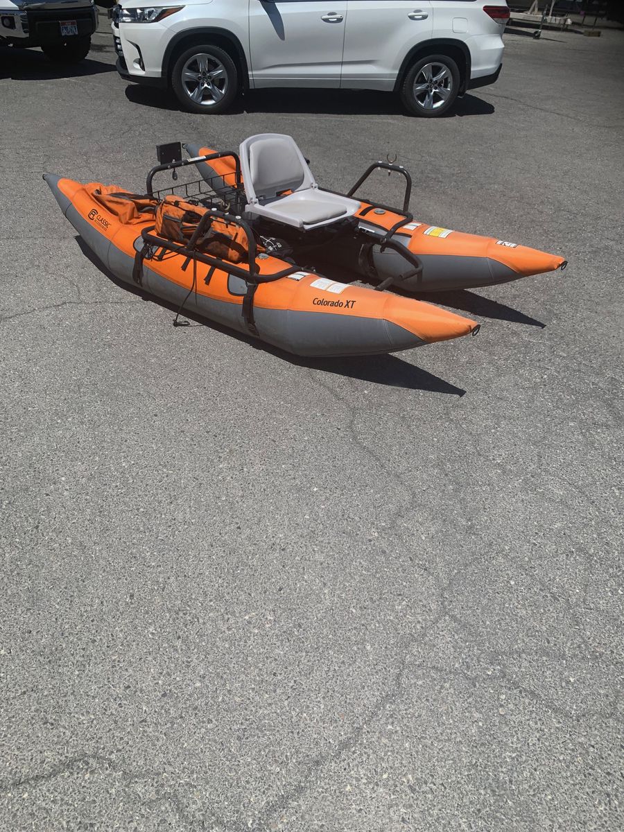 2018 Colorado XT Inflatable Pontoon Boat and 2016 Colorado XT Inflatable Pontoon Boat
