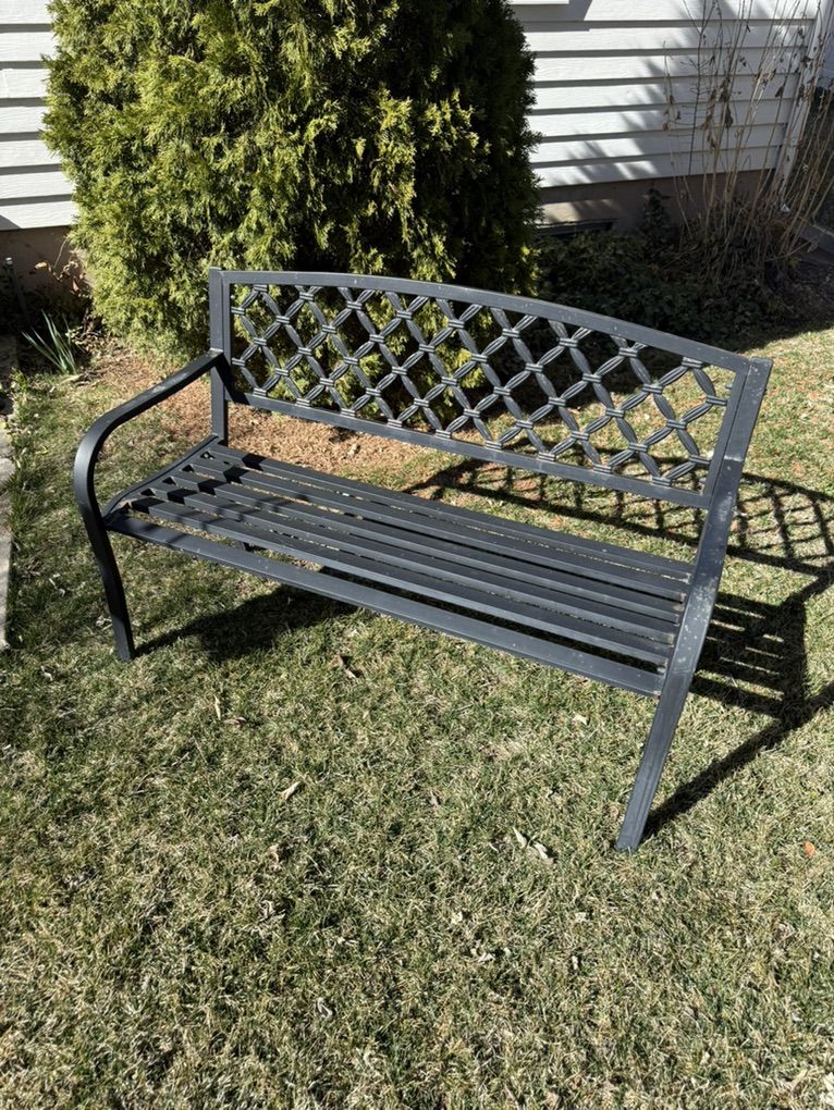 Iron Patio / Garden Bench