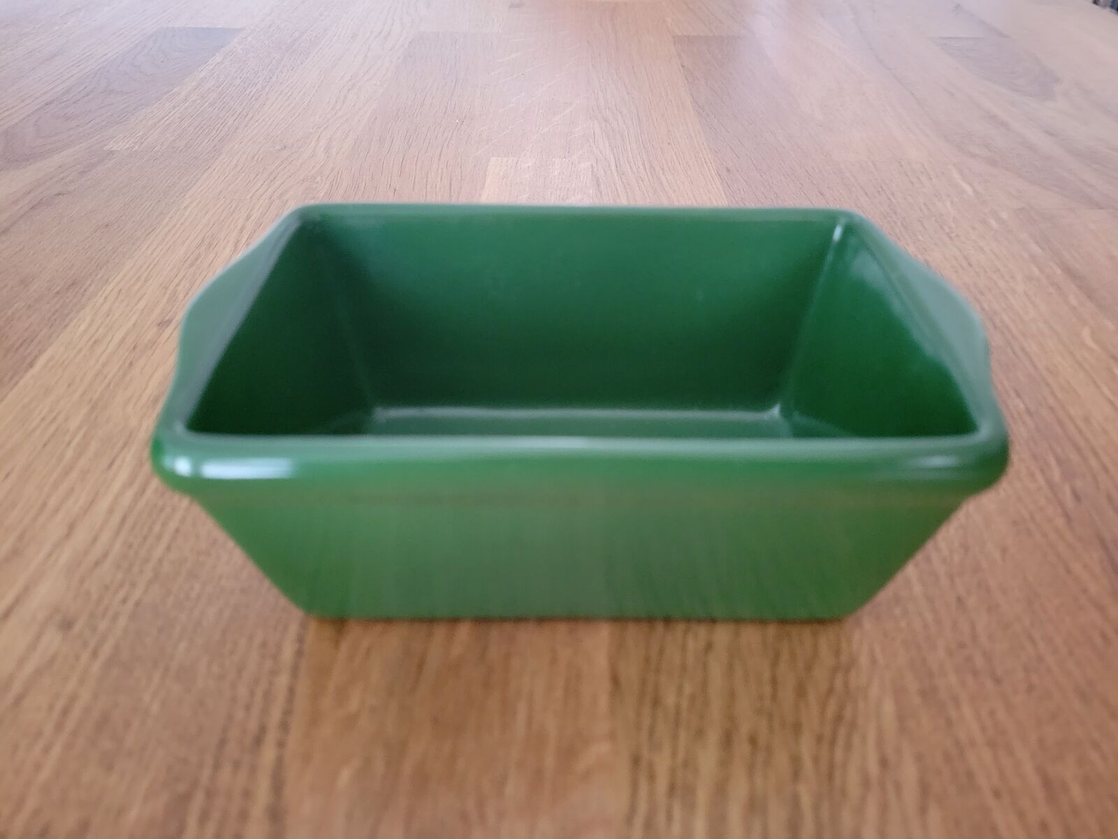Green Stoneware Mini Loaf Pan