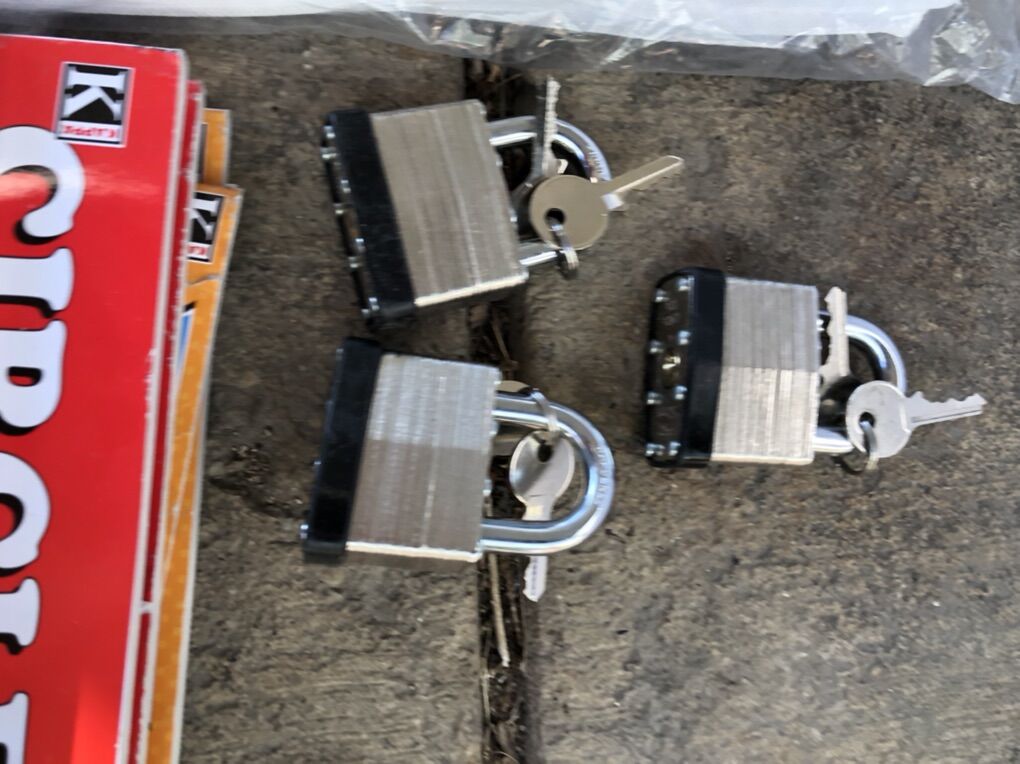 Master Locks 4 Locks