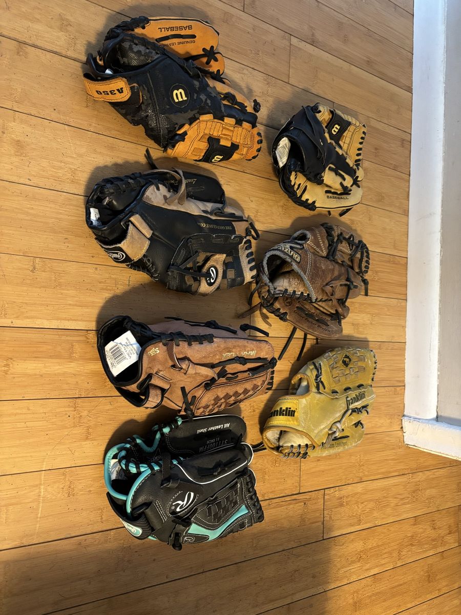 Baseball Mitts For Sale.    Your Choice $25 Each