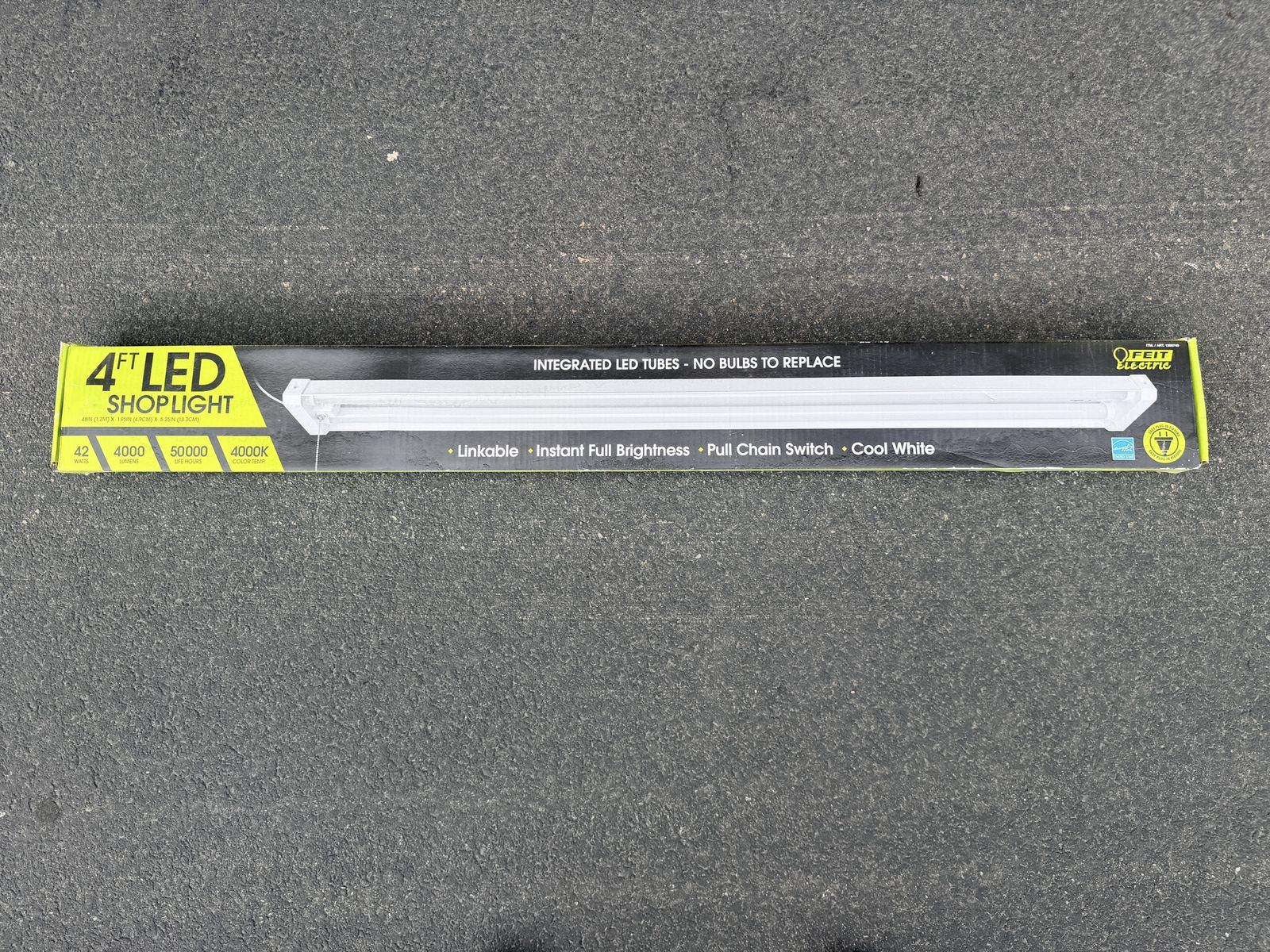 Feit Electric 4ft LED Shop Light 4000K Cool White Linkable