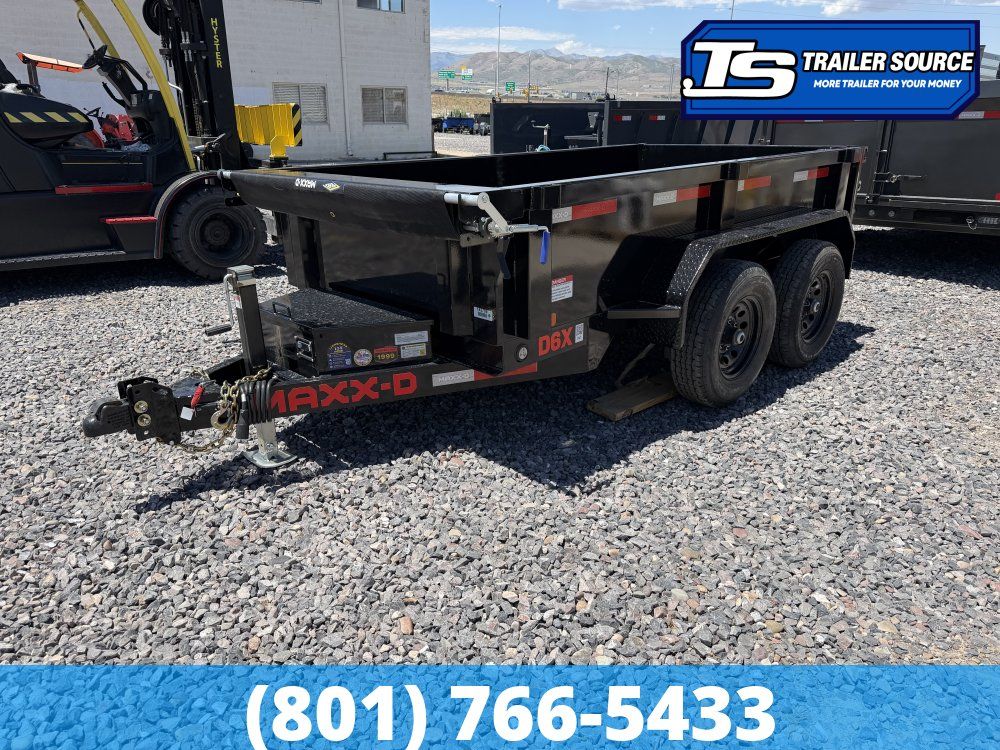 5x10 Maxx-D D6X Dump Trailer - 10K GVWR - Slide Out Ramps