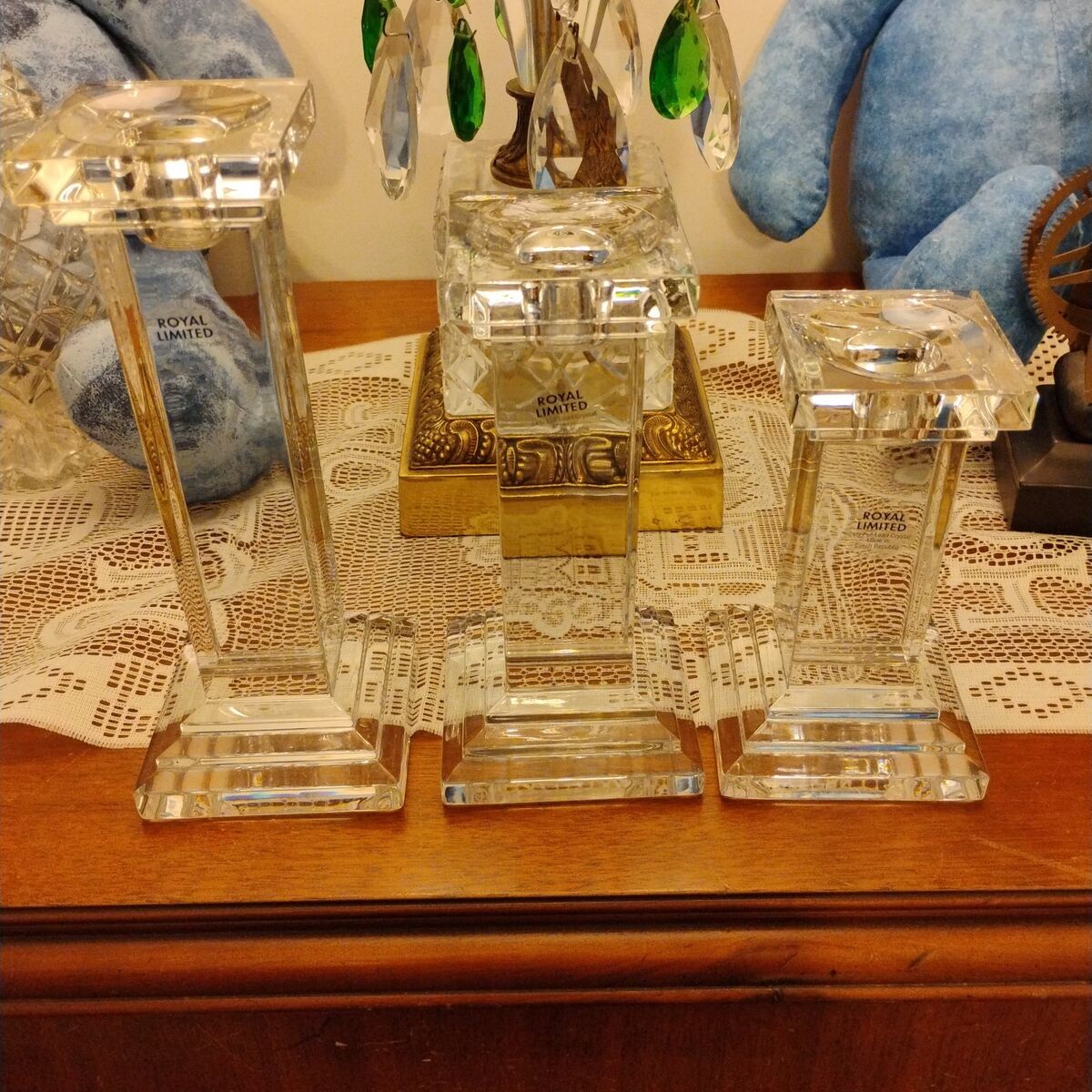 Lead Crystal Candle Holders