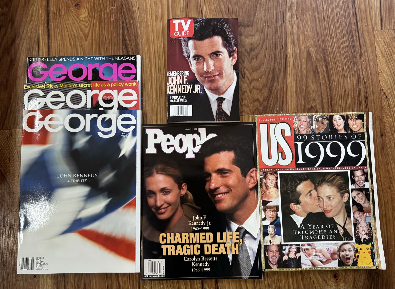 JFK Jr Magazines Surrounding His Death