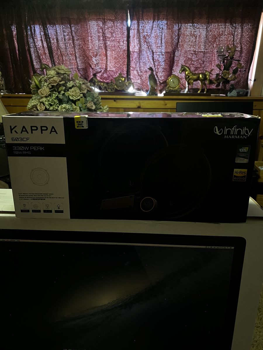 Infinity Kappa Car Audio Speakers model 603CF